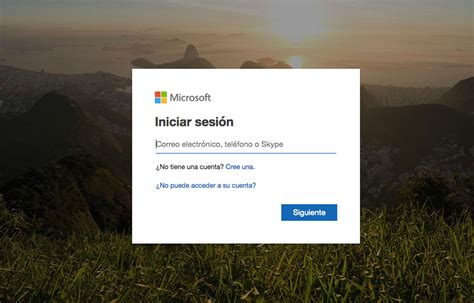 microsoft outlook 365 iniciar sesión.